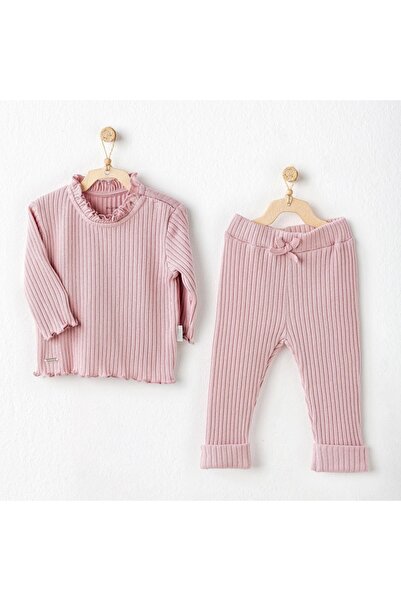 andywawa AC25093 Sweet Penguin 2'Li Bebe Takım Pink