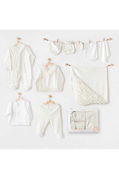 andywawa Ac25311 Newborn Chic Girl 10'Lu Hospital Outlet Ecru