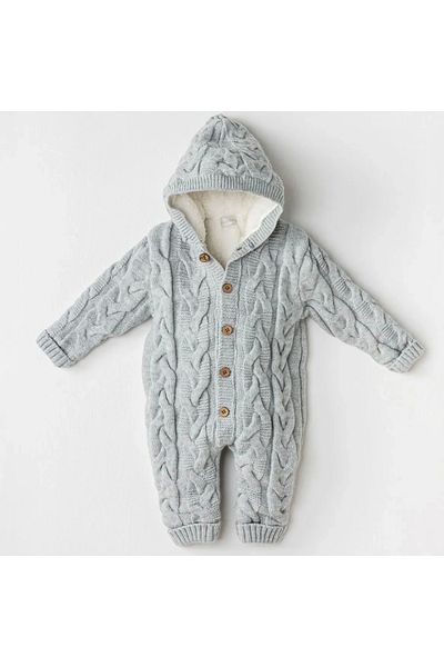andywawa Ac24336 Knitwear Knitwear Baby Cosmonaut Gray Melange