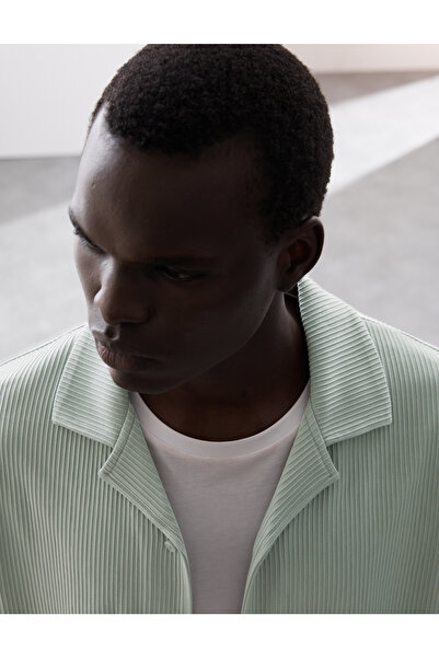 Marks & Spencer Küba Yaka Fitilli Gömlek