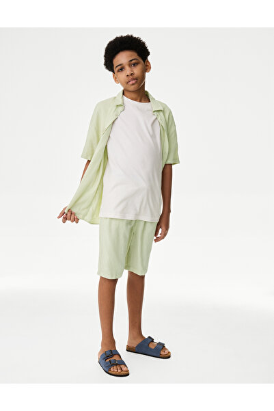 Marks & Spencer ​Keten Karışımlı Şort (2-16 Yaş)​