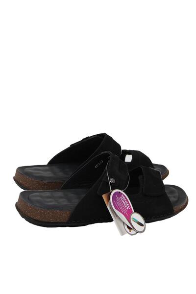 Forelli 49107 Ανδρικές παντόφλες από γνήσιο δέρμα - Μαύρο Nubuck