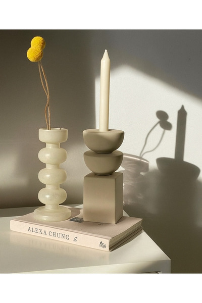 Luthien İskandinav Şamdan & Mumluk ( Sadece Mumluk)