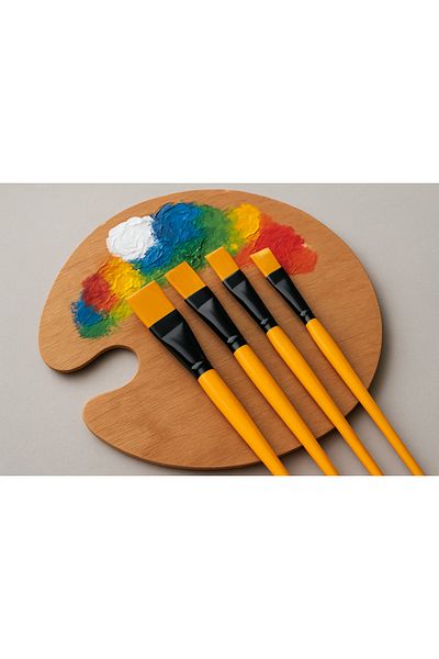 Pebeo 4-Piece Brush Set - Set 10