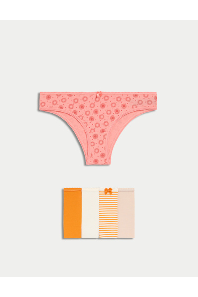 Marks & Spencer 5'li Cotton Lycra® Brazilian Külot Seti