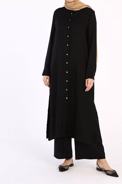 SA&HA Plus Size Women's - Long Double Hijab Tunic Set