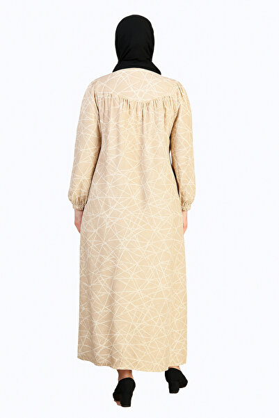 HESNA Γυναικείο φόρεμα μεγάλου μεγέθους - Μακρύ καλοκαιρινό