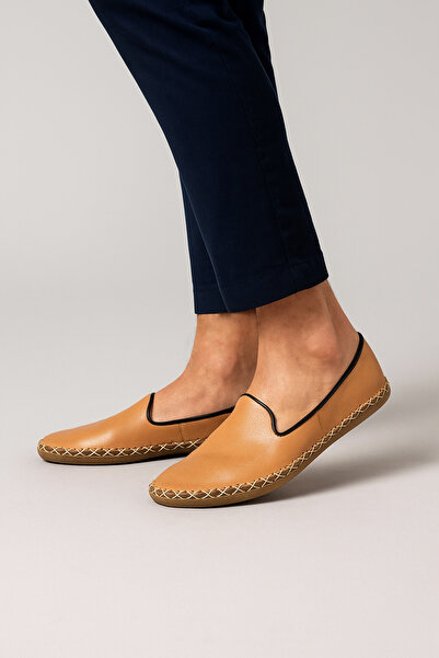 Atlas Handmade Shoes El Yapımı Hakiki Deri Çarık Model Unisex Bej Ayakkabı / Yemeni Ayakkabı / Babet