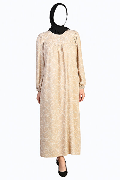 HESNA Γυναικείο φόρεμα μεγάλου μεγέθους - Μακρύ καλοκαιρινό