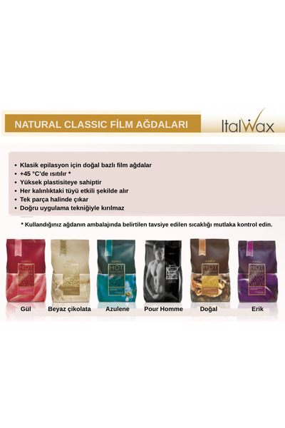 İTALWAX White Chocolate Sıcak Granül Sıcak Ağda 500g