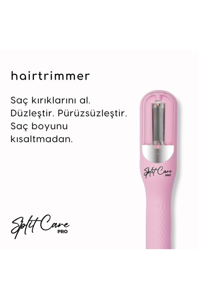 SplitCare PRO Splitcarepro Şarjlı Saç Kırık Alma Makinesi , Kablosuz, Kuru Ve...