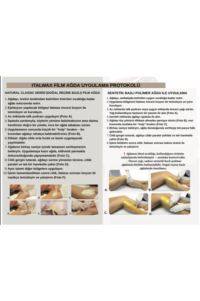 İTALWAX White Chocolate Sıcak Granül Sıcak Ağda 500g