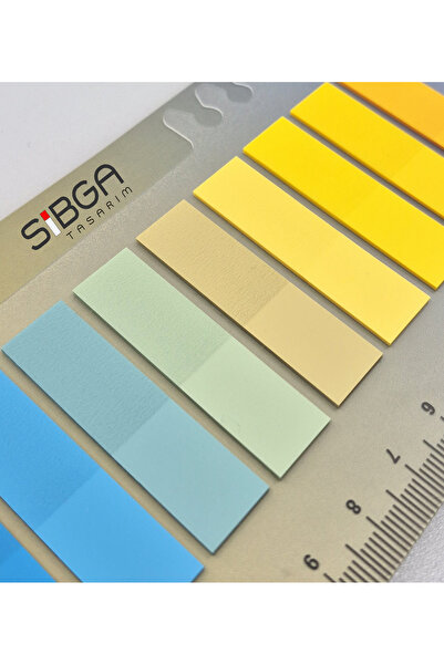 sibga tasarım Transparent Colored Postit Post-it Post It.Bookmark Bookmark Postit Sticker Note Paper 200 Sheets
