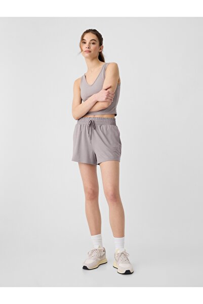 GAP Kadın Bej 3'' GapFit Brushed Jersey Şort
