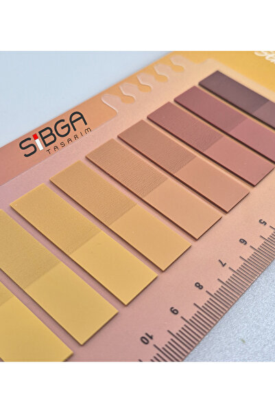 sibga tasarım Transparent Colored Postit Post-it Post It.Bookmark Bookmark Postit Sticker Note Paper 200 Sheets