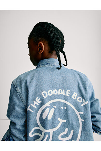 Marks & Spencer The Doodle Boy Graffiti Denim Ceket (2-16 Yaş)