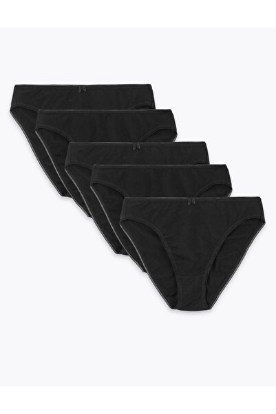 Marks & Spencer 5'li Cotton Lycra® High Leg Külot Seti