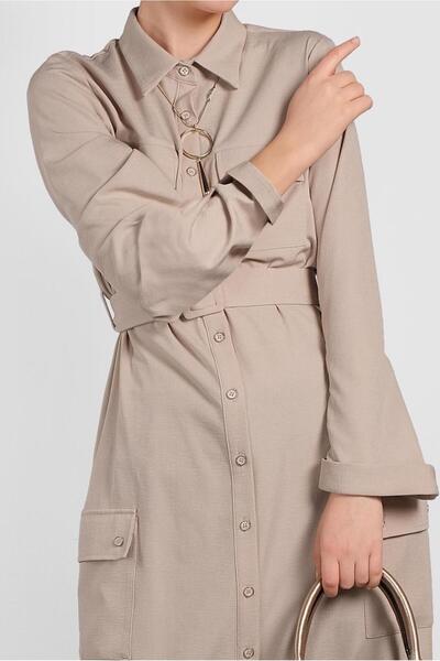 Alvina Tunic with Buttons and Belt 4456