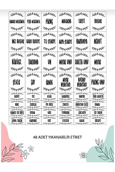 Herza House Erzak Kabı Olal 7'li Beyaz