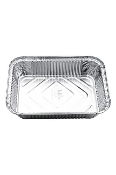 Falcon Aluminium Container With Lid 204 – 660ml – 10pcs – Food-grade & Recyclable