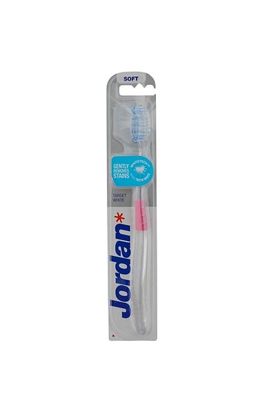 JORDAN Target White Toothbrush Soft Gentle Whitening Care, 1 Pc