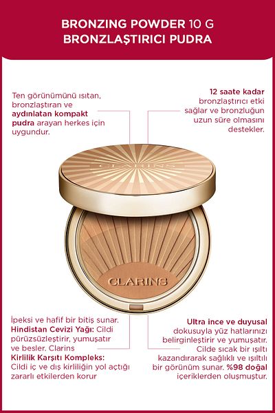 Clarins Bronzing Powder 10g - Bronzing Powder