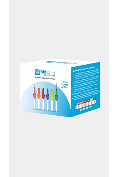 Aktident Blue Interface Brush Set - 25 Pieces