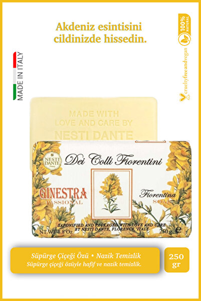 Nesti Dante Dei Colli Fiorentini Broom Ginestra Passional Katı Sabun 250 gr |...