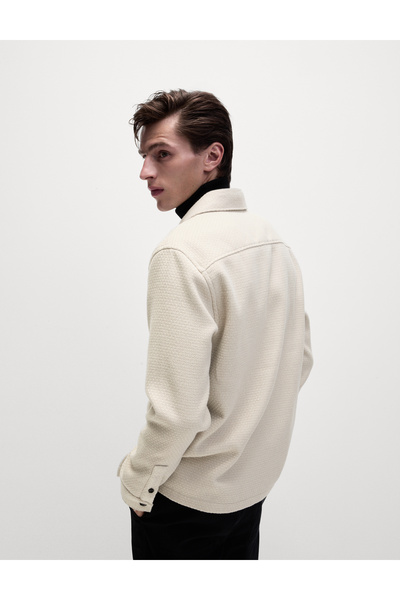 Marks & Spencer Waffle Dokulu Gömlek Ceket