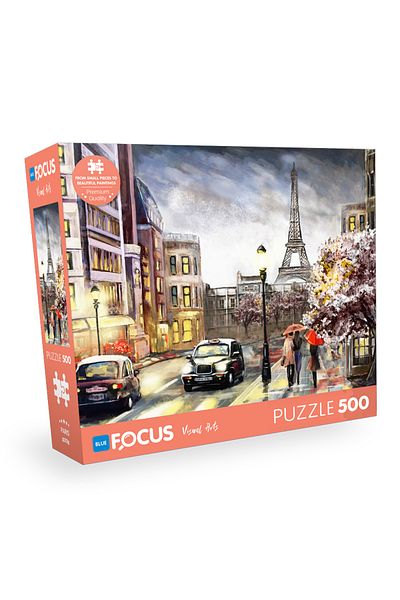 Blue Focus Paris 500 Piece Puzzle