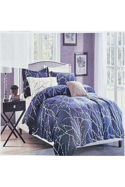 Casa New Concept 4 Seasons SA-6 Bed Linen Set, Duvet Cover 200x220, Sheet 160x200, 2 Pillowcases, Microfiber