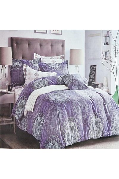 Casa New Concept 4 Seasons SA-1 Bed Linen Set, Duvet Cover 200x220, Sheet 160x200, 2 Pillowcases, Microfiber
