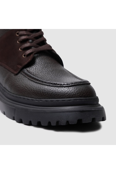 TOGO Kahve Antik Hakiki Deri Erkek Casual Bot [052097]