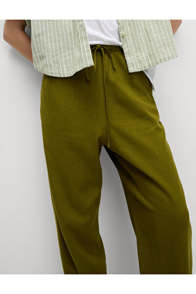 Marks & Spencer Tapered Fit Keten Pantolon