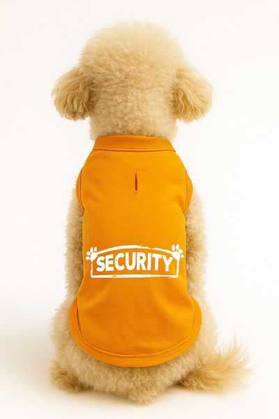 MPZ Pets Cat and Dog Clothing & Gown - Orange Security Undershirt