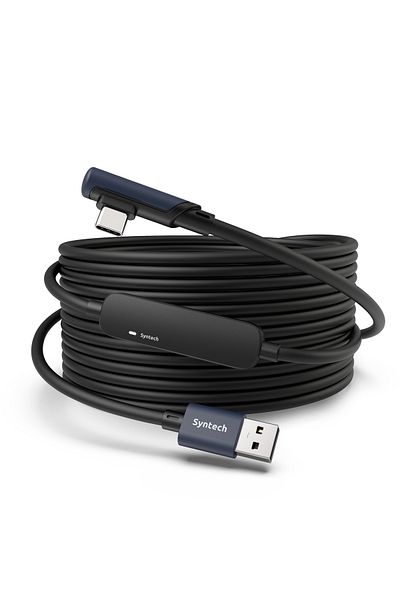 SYNTECH | كابل وصلة USB 3.0 بطول 10 متر | أسود