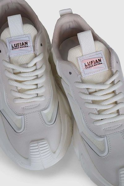 Lufian Thomas Thick Sole Men's Sneaker White Shoes