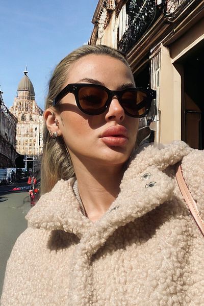 REN EYEWEAR نظارات بولا الشمسية الكلاسيكية 2024 باللون الأسود للجنسين للرجال والنساء للموسم الجديد شعبية /