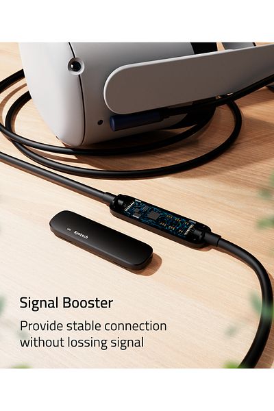 SYNTECH | كابل وصلة USB 3.0 بطول 10 متر | أسود