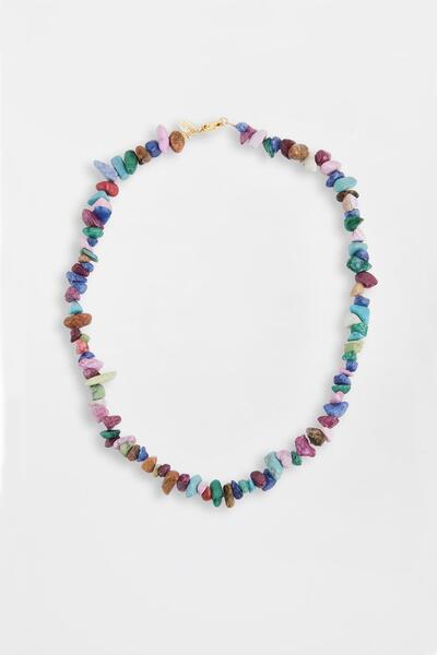 New Obsessions Chakra Doğal Taşlı Kolye