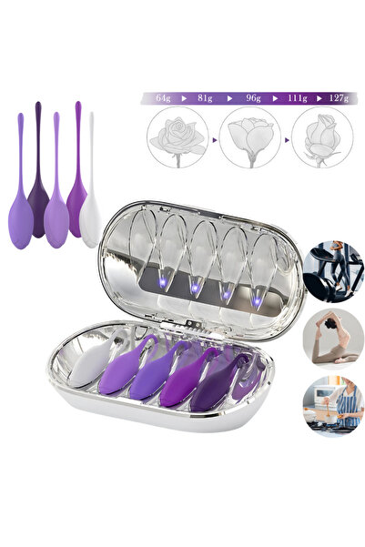 KEGEL Bile S-hande cu sterilizator, 5 greutăți diferite