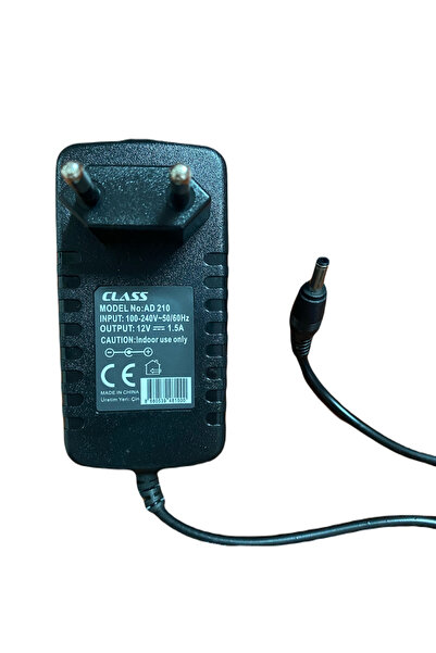 Class Ad-210 12v 1.5a Adaptör 3.5mm X 1.35 Mm Ince Uç