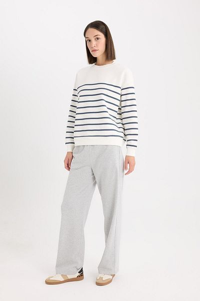 DeFacto Straight Fit Pocket Stretchy Waisted Sweatpants E6350Ax