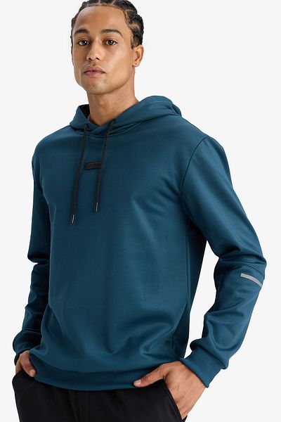 DeFacto Αθλητικό φούτερ με κουκούλα Standard Fit - D3736ax24wn