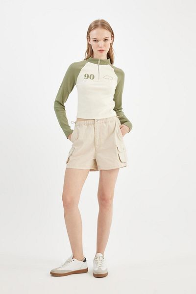 DeFacto Cool Regular Fit - Short Leg Gabardine Short A3688AX24HS