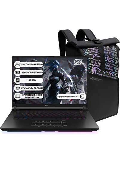 ASUS Rog Strix Scar 16 G635LX-RW144 Ultra9 275HX 32GB 1TB SSD RTX5090-24GB Do...