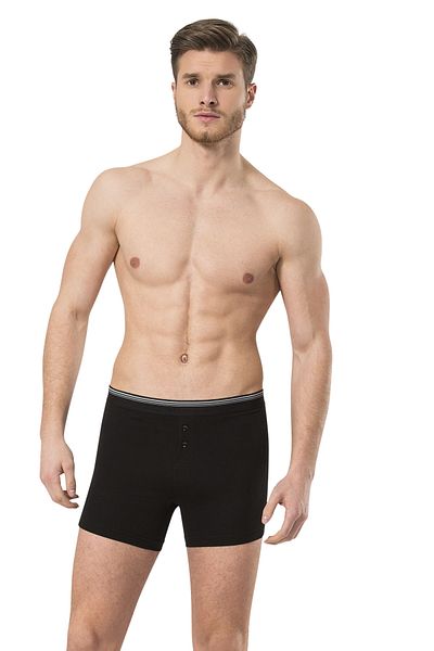 TÜREN Ανδρικό μπόξερ με κουμπιά Lycra 2 Συσκευασία