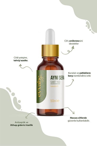 EVVAHE DOĞAL 50ml Calendula Oil