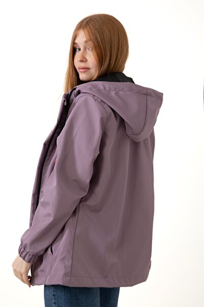 freemen BE ACTIVE - Jachetă de vânt pentru femei, căptușită cu prune, locală și impermeabilă