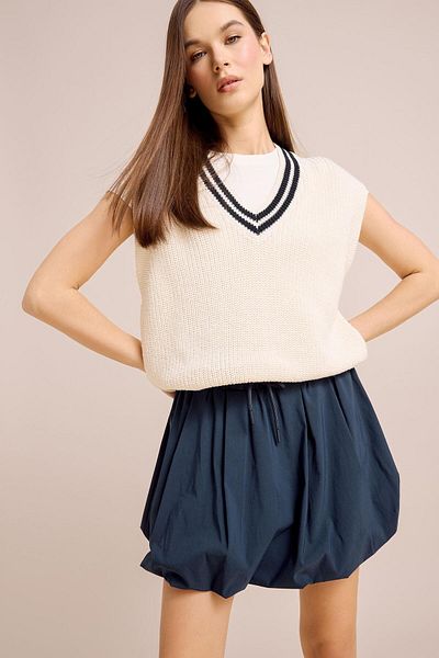 DeFacto Coool Balloon Fit Regular Waist Bengalin Minirock E5395AX25SP